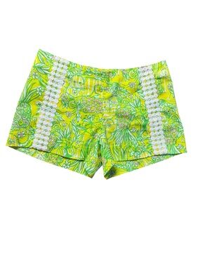 Lilly Pulitzer Liza Short in Sweet Tart Crazy Cat House size 00